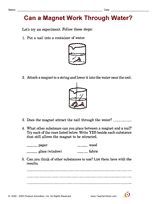 Can a Magnet Work Through Water?
