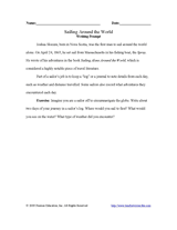 Sailing Around the World