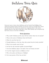 Stellaluna Activity Kit